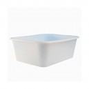 bassine rectangle gilac blanche professionnelle