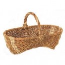 panier osier bicolore 49*18*26 cm