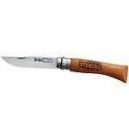 couteau opinel n° 7 lame acier manche hêtre