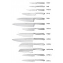 couteau de cuisine santoku xx1 17 cm forgé inox massif ANDRE VERDIER