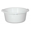 Bassine ronde ALUMINIUM ET PLASTIQUE 43 cm blanche alimentaire