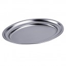 plat oval inox à servir 35*24 cm inoxibar