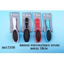 brosse à cheveux pneumatique nylon boule 18 cm