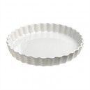 moule à tarte porcelaine blanc 36 cm 