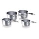 serie de 4 casseroles inox beka chef