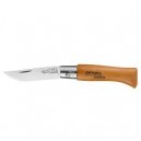 couteau opinel n° 3 lame acier manche hêtre 3vrn