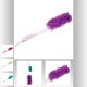 brosse de bain fleur 