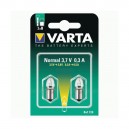 Ampoule argon varta ogiv.lis. 3.7V 0.3A blister de 2 