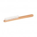 brosse à bijoux nylon monture bois