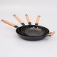 wok fonte émaillé ROC BAUMALU 30 cm 