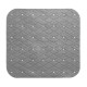 tapis de douche pvc gris 54*54 cm