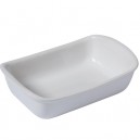 plat à four rectangle pyrex blanc 31*21 cm