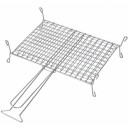 grille double à pied 40*45 cm pour barbecue