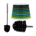 brosse wc boule caoutchouc steel rozenbal